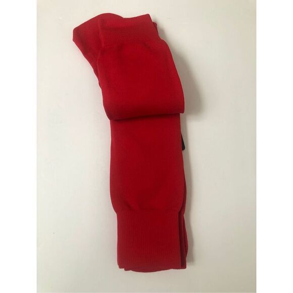 Nike Performance Knee High Socks Red 2-pack Size Youth 3Y-5Y / Women's 4-6 - Picture 5 of 5